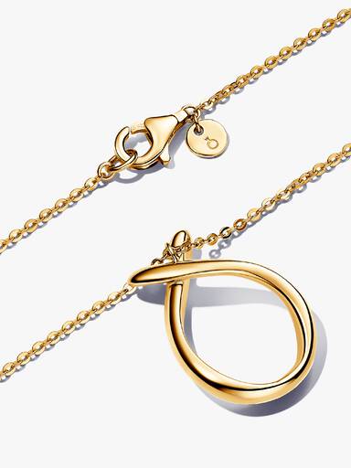 Organically Shaped Pendant Necklace