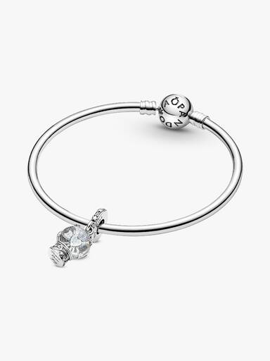 Snow Globe Angel Dangle Charm