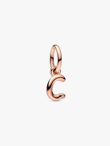 Letter c Script Alphabet Dangle Charm