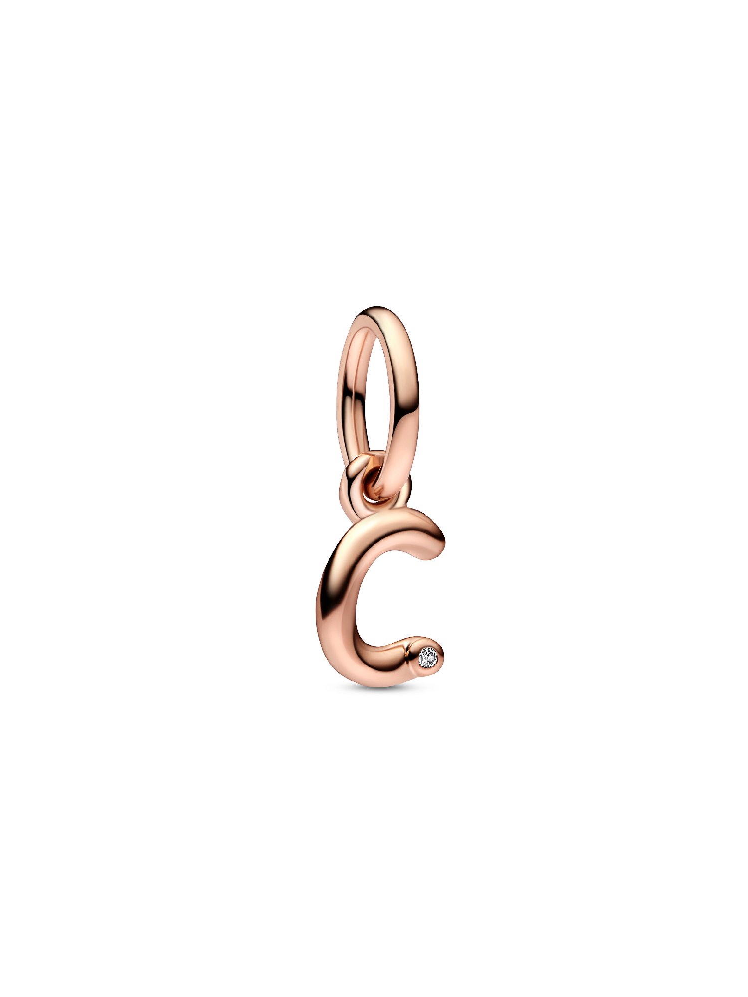 Letter c Script Alphabet Dangle Charm