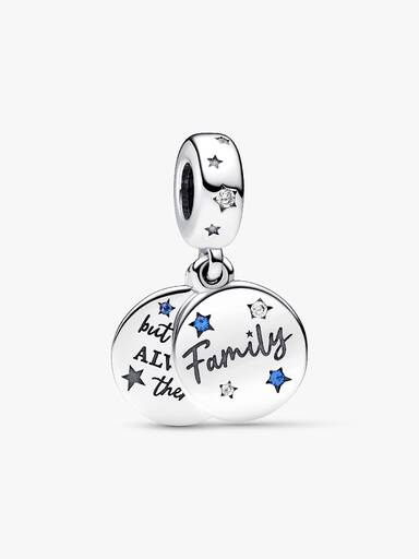 Family Love Double Dangle Charm