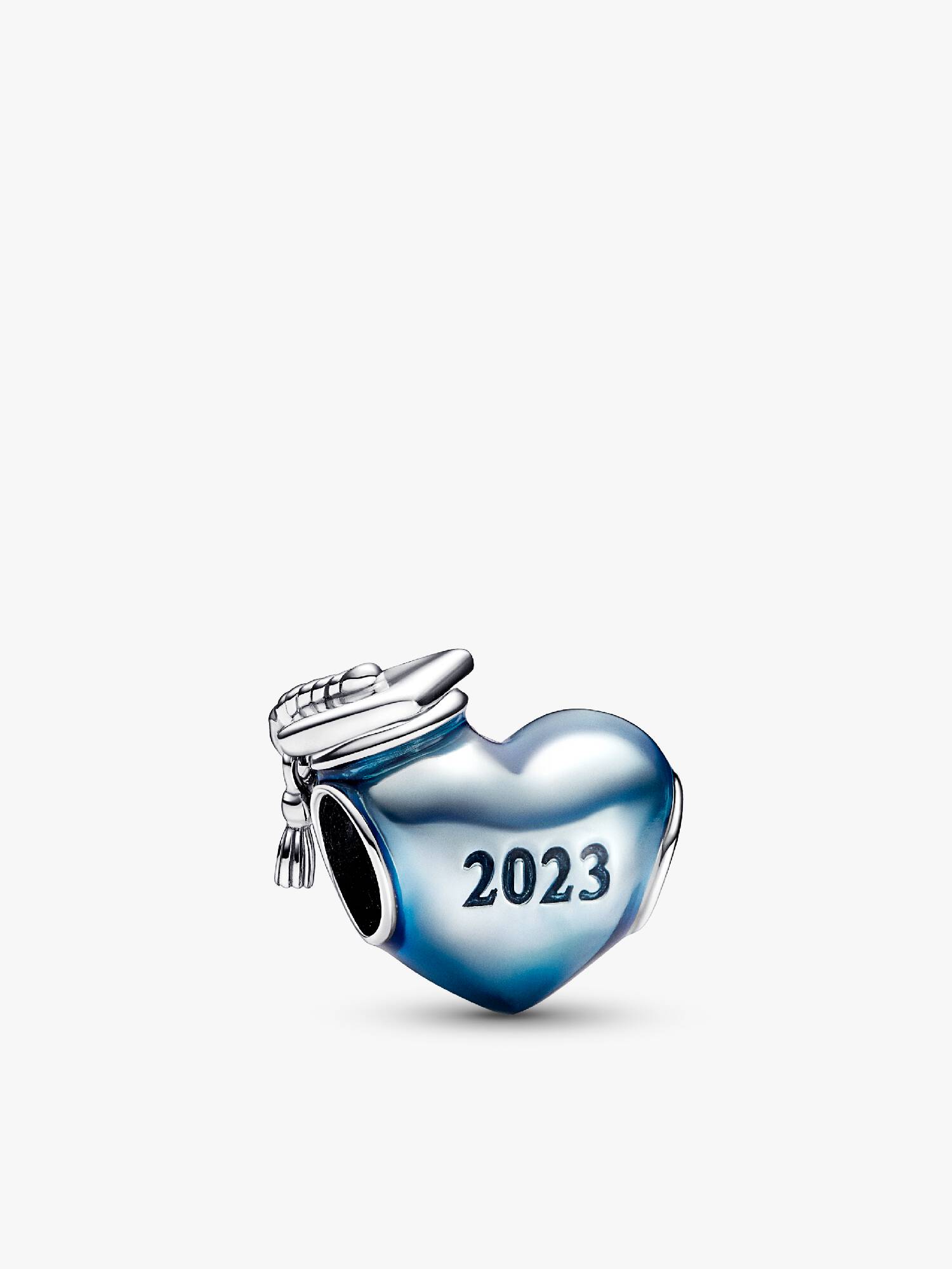 Blue 2023 Graduation Heart Charm
