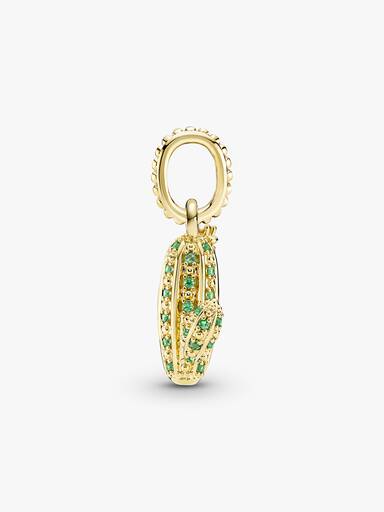 Sparkling Desert Cactus Pendant