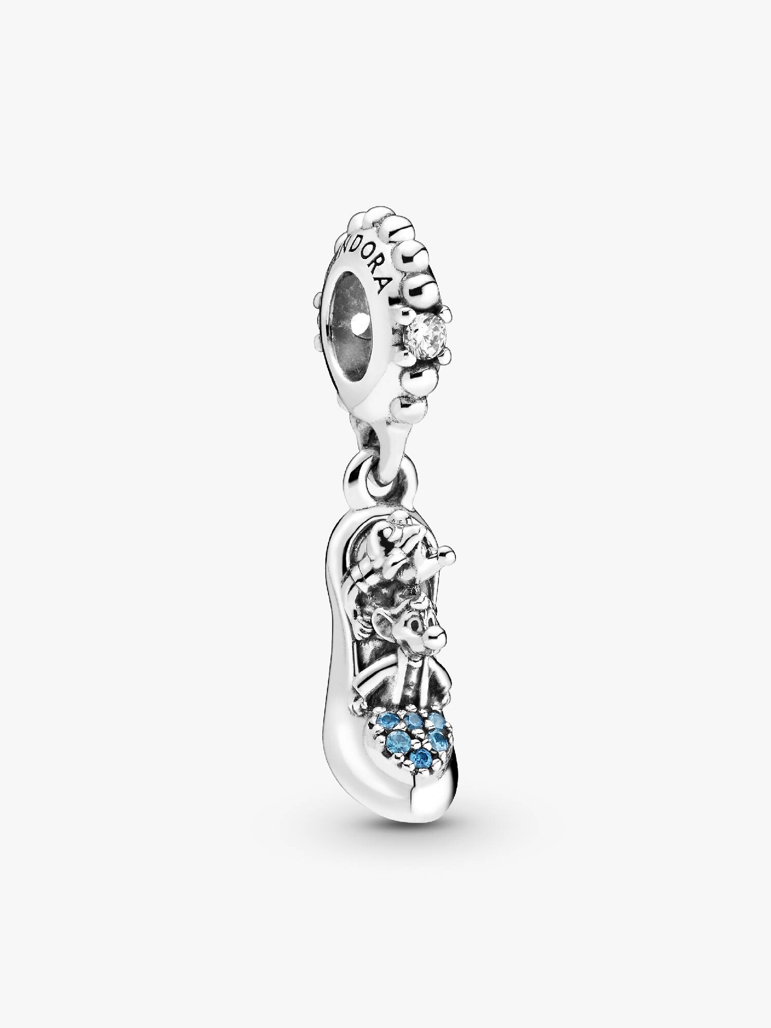Disney Cinderella Glass Slipper & Mice Dangle Charm