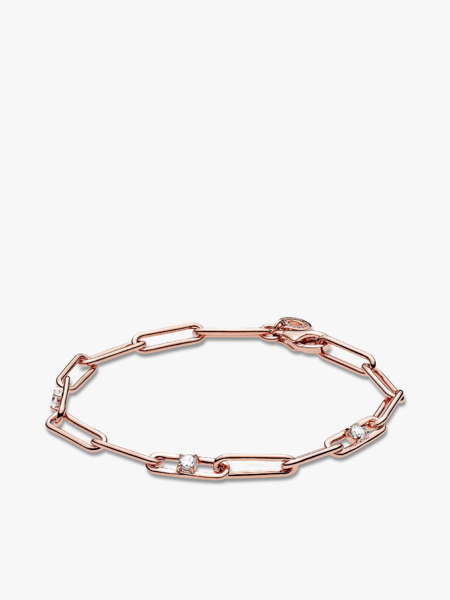 Link Chain & Stones Bracelet