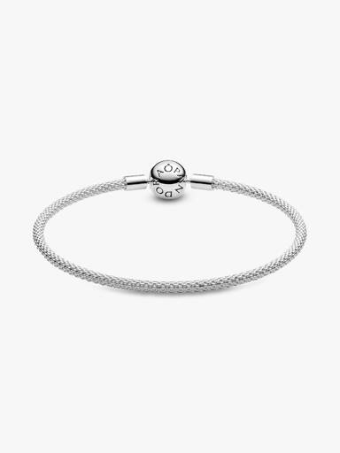 Silver mesh bracelet