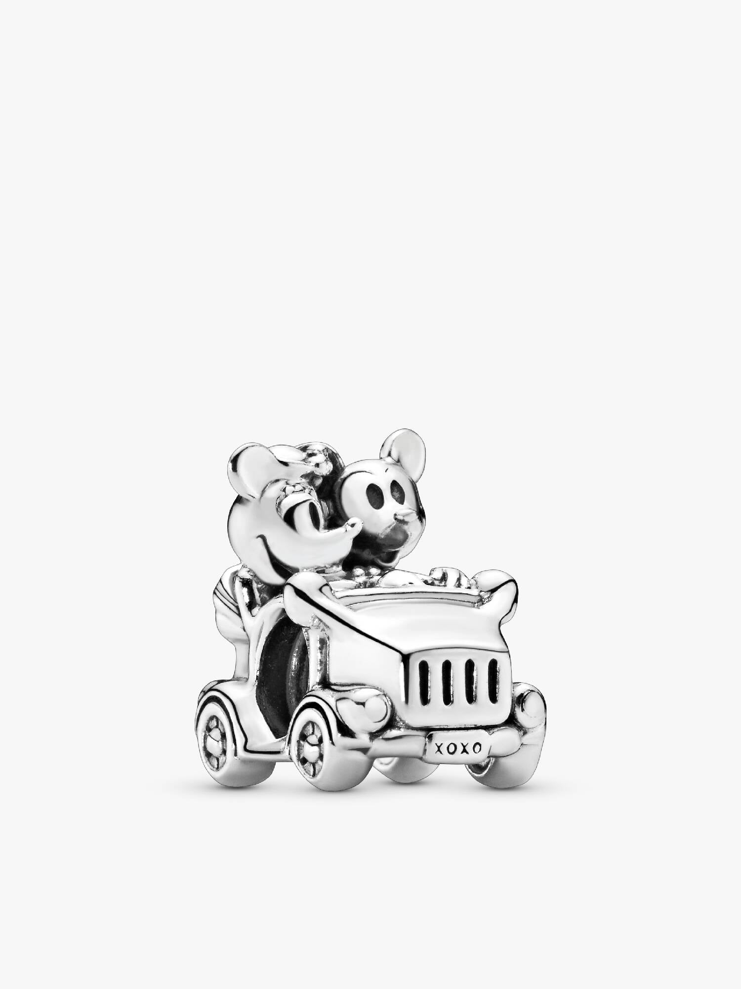 Disney Mickey & Minnie car silver charm