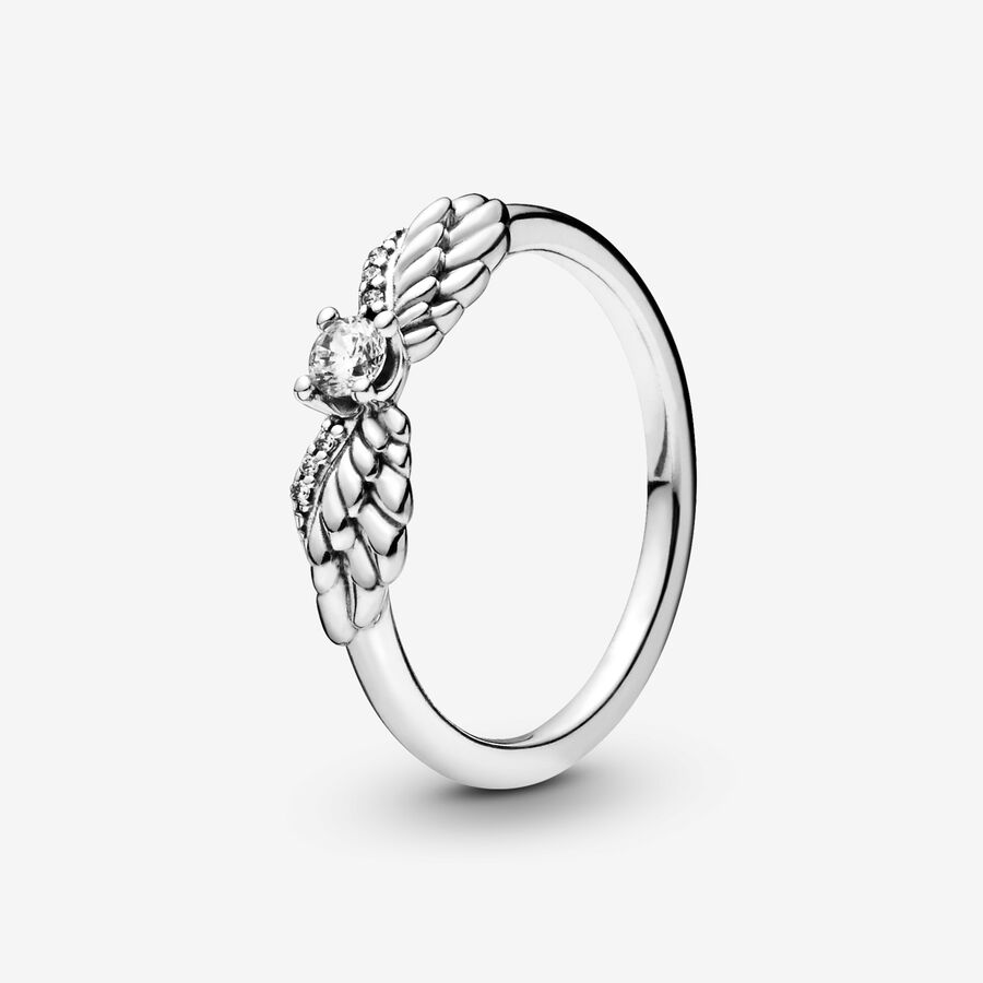 Sparkling Angel Wings Ring image number 0