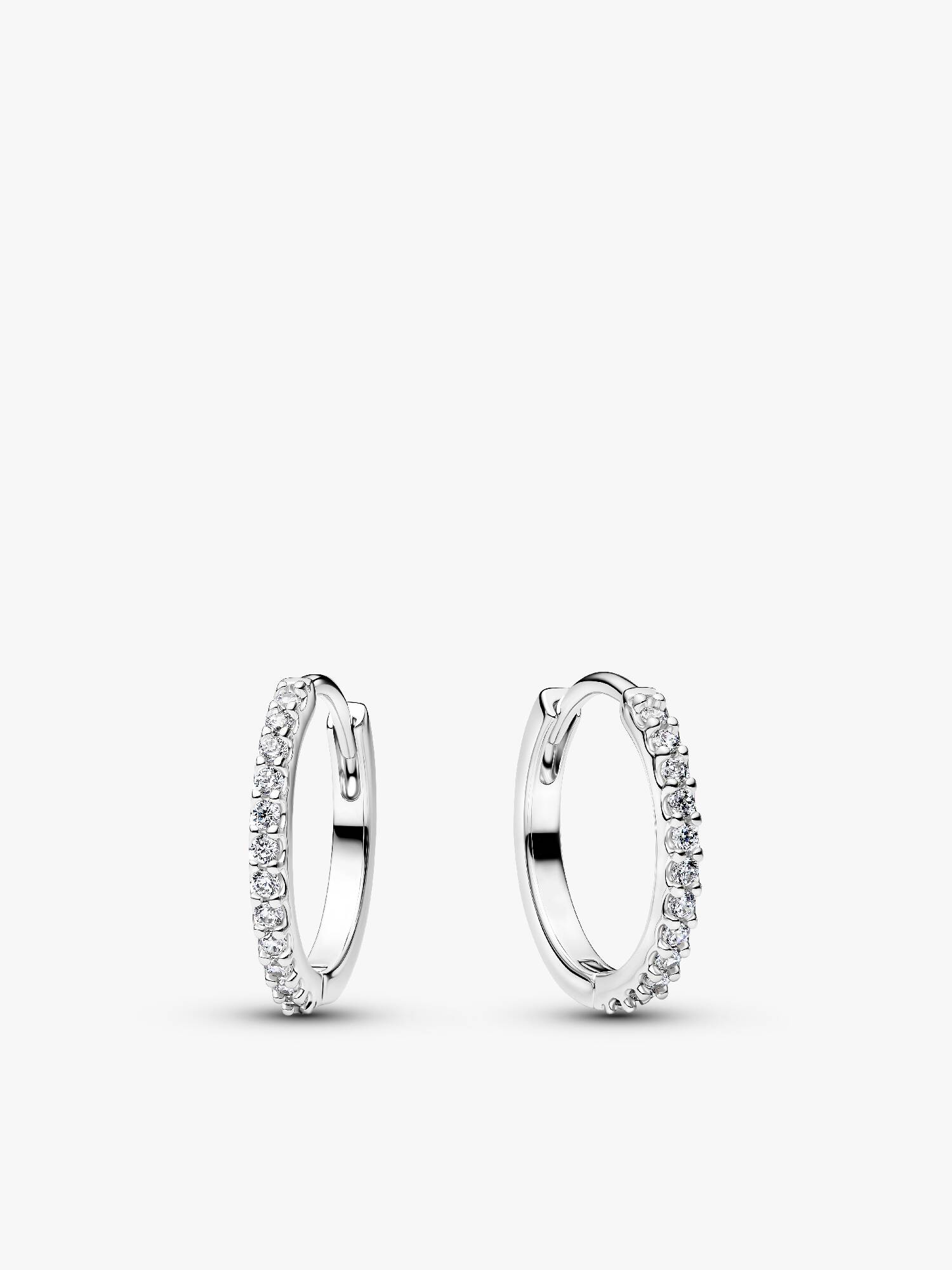 Sparkling Mini Hoop Earrings