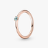 Light Blue Solitaire Ring Light Blue Solitaire Ring