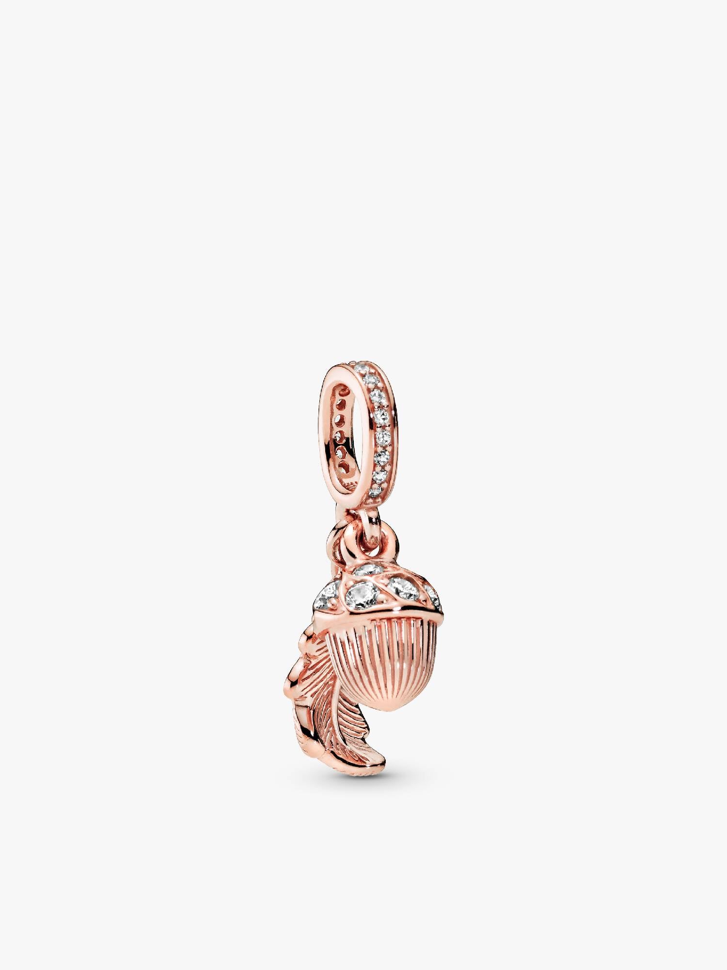 Acorn & Leaf Dangle Charm