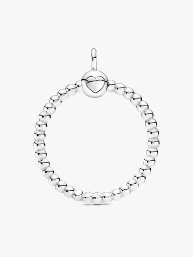 Pandora Moments Medium Beaded O Pendant