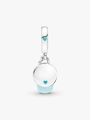 Glow-in-the-dark Lightbulb Double Dangle Charm