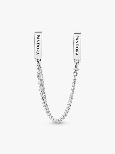 Sparkling Safety Chain Clip Charm