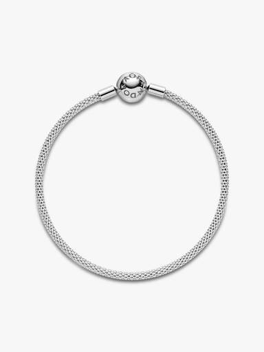Silver mesh bracelet