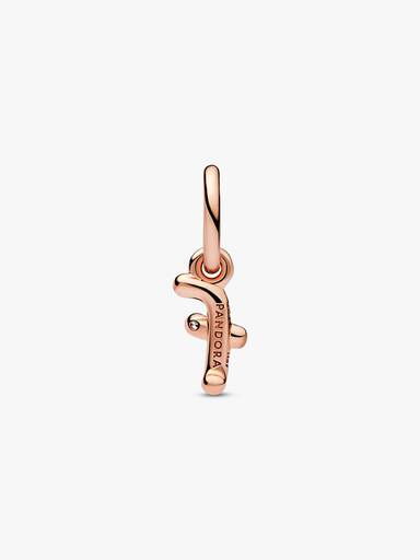 Letter f Script Alphabet Dangle Charm