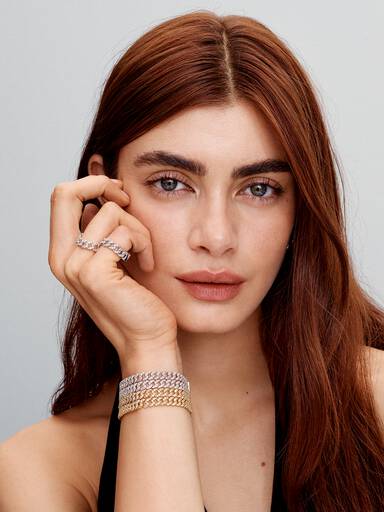 Pavé Cuban Chain Bracelet