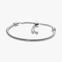Snake chain silver bracelet with clear cubic zirconia Snake chain silver bracelet with clear cubic zirconia