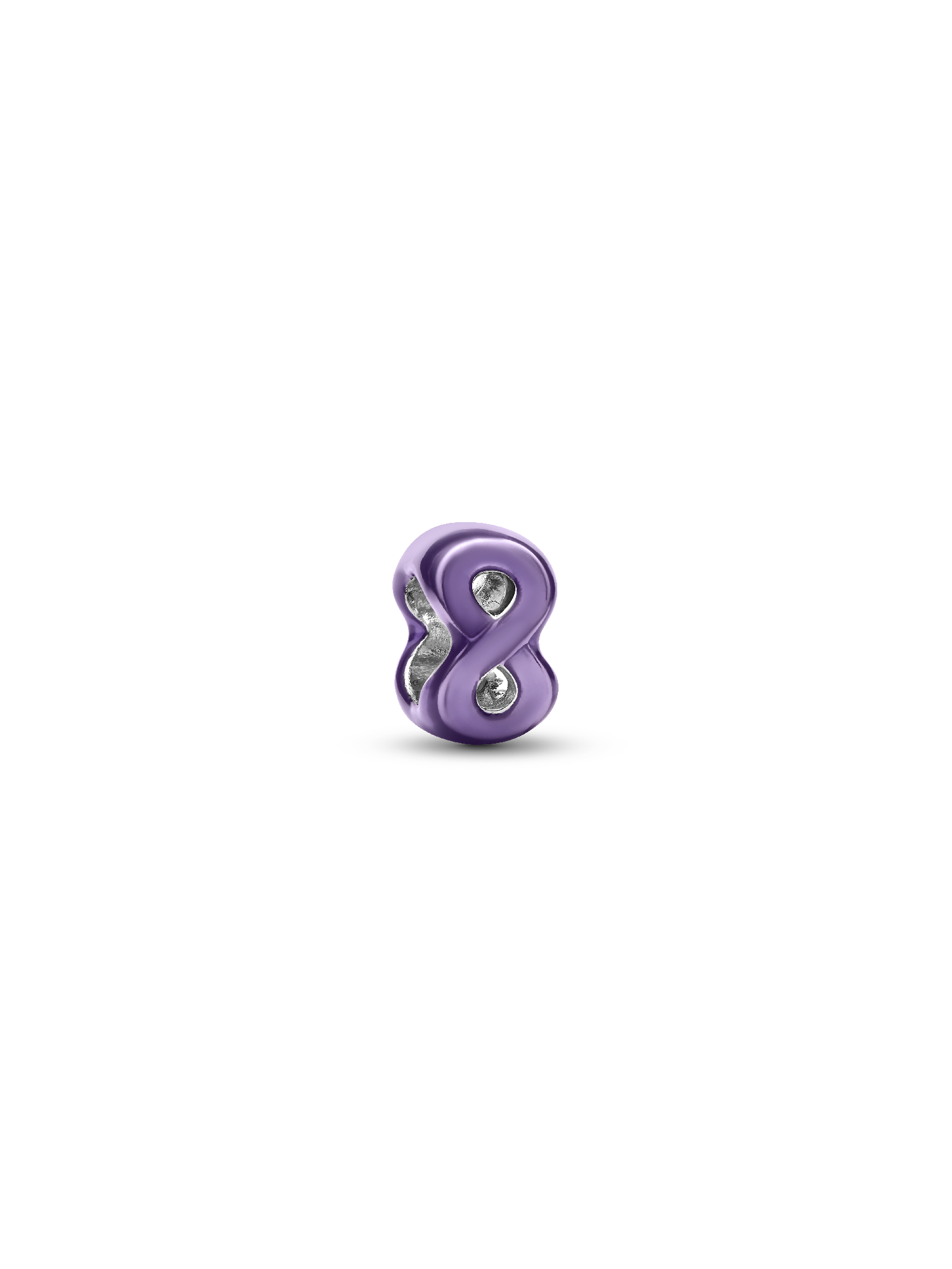 Purple Infinity Mini Charm