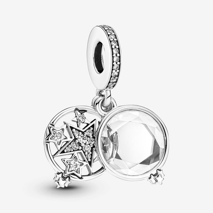 Magnified Star Double Dangle Charm image number 0