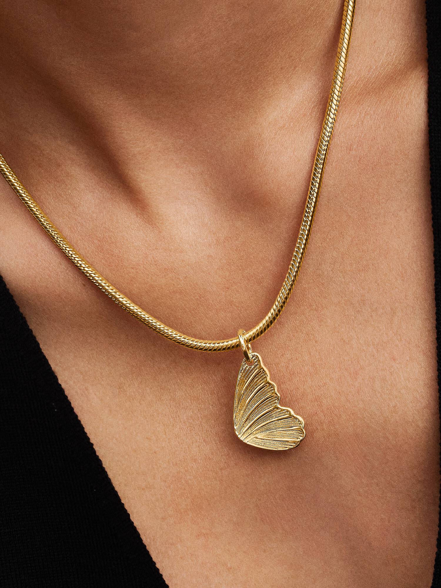 Engravable Butterfly Wing Tag Pendant
