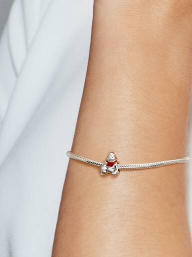 Disney Winnie the Pooh Hunny Pot Christmas Charm