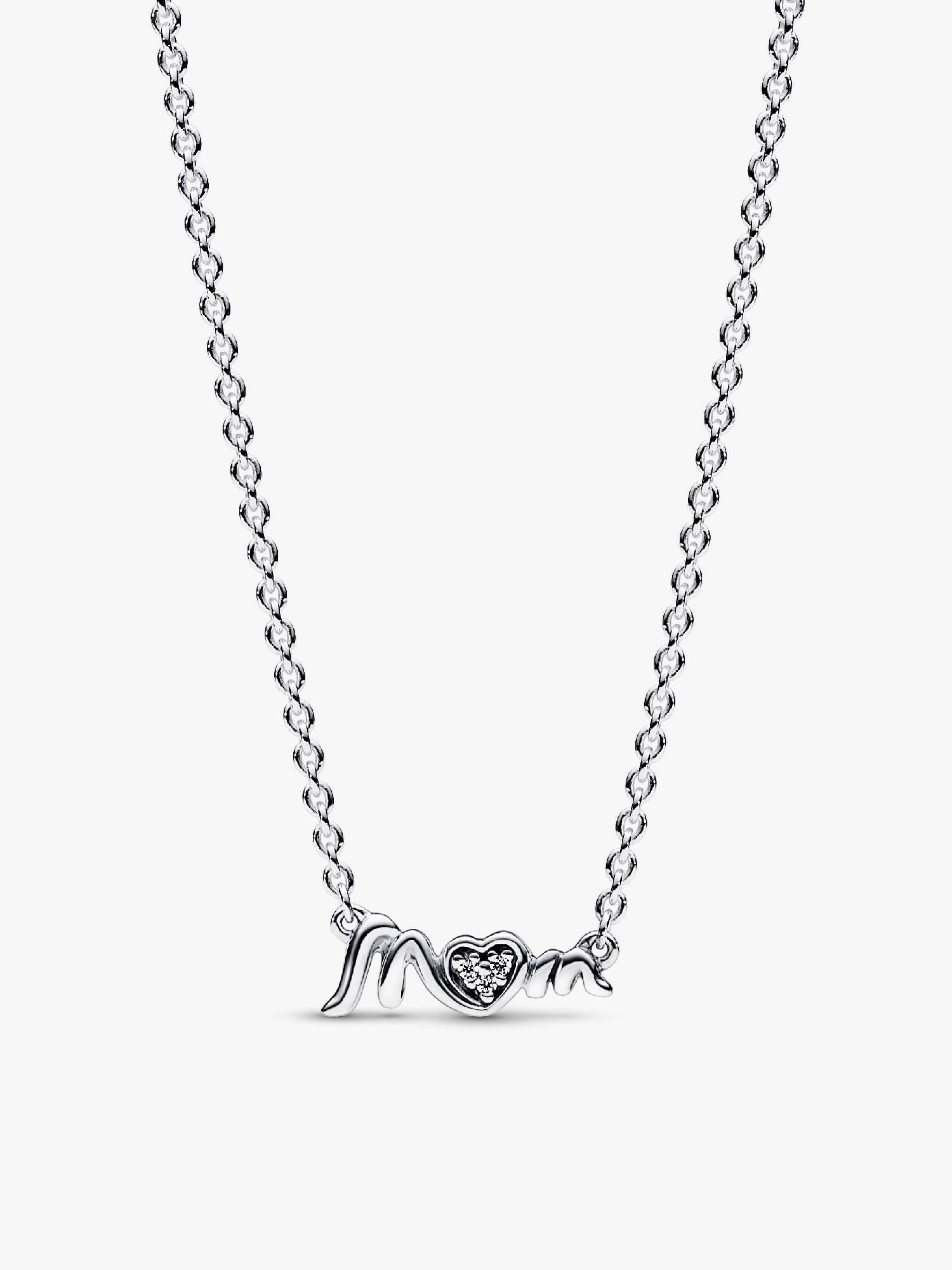 Mum Pavé Collier Necklace