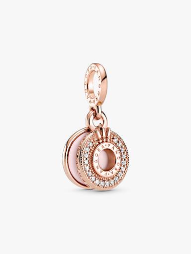 Sparkling Pavé Crown O Dangle Charm