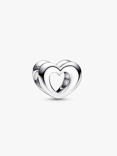 Radiant Open Heart Charm