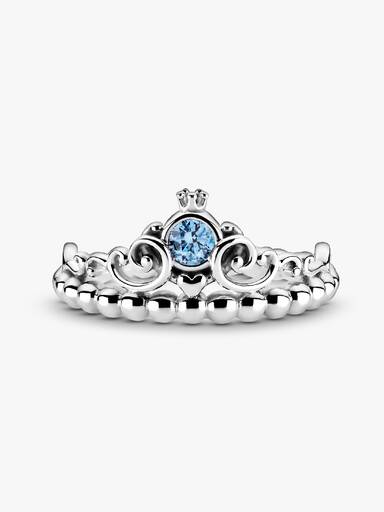 Disney Cinderella Blue Tiara Ring