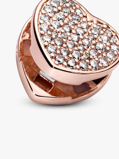 Pavé Heart Clip Charm