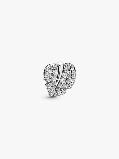 Sparkling Leaf Clip Charm
