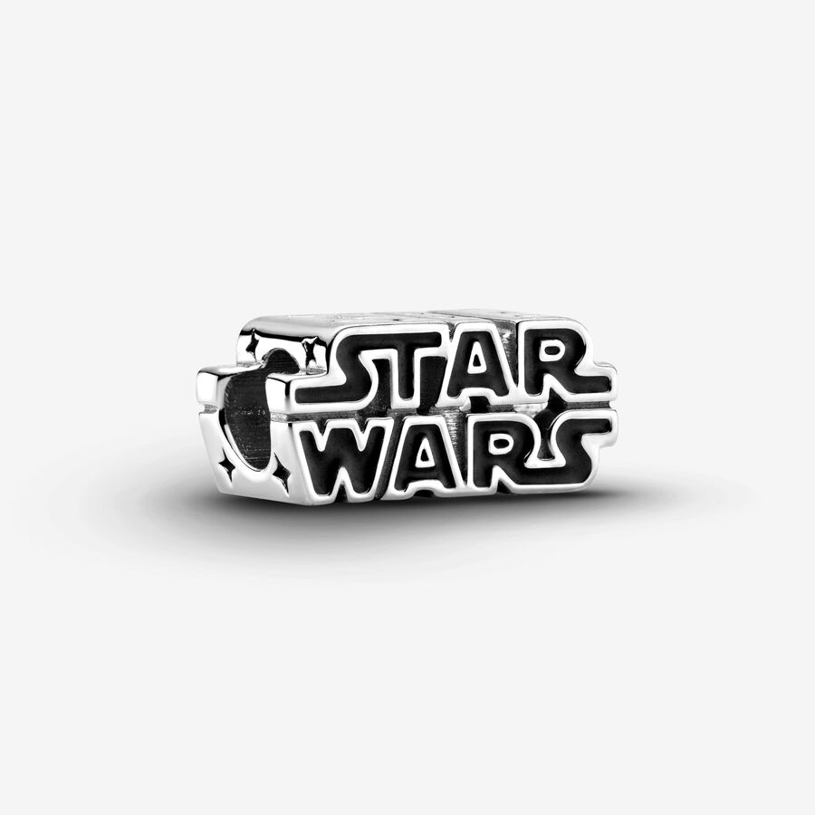 Star Wars Silver 3D Logo Charm image number 0