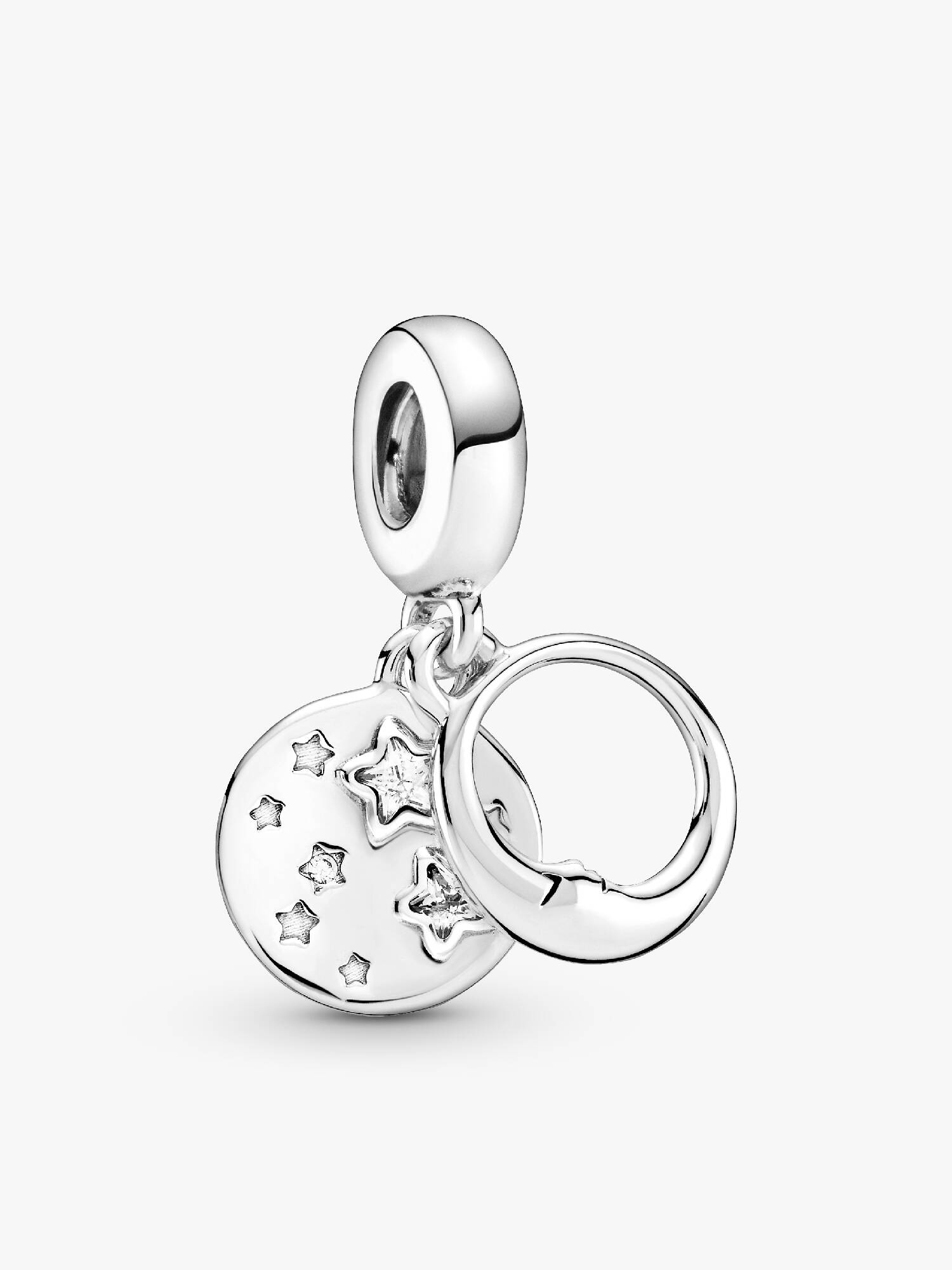 Sleeping Moon and Stars Dangle Charm