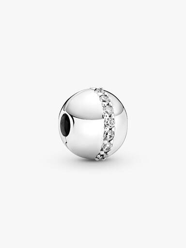Sparkling Line Clip Charm