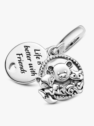 Bear, Fox & Squirrel Dangle Charm