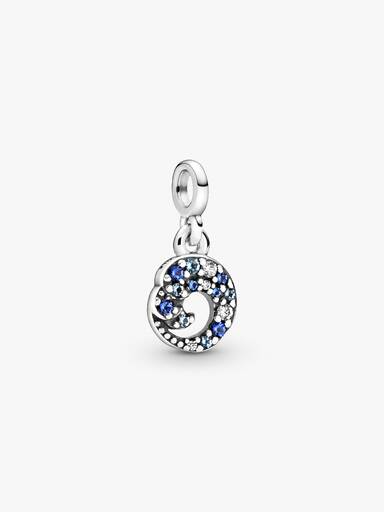 Pandora ME Blue Ocean Wave Mini Dangle Charm