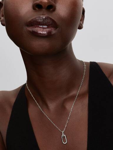 Openable Link Pendant Necklace