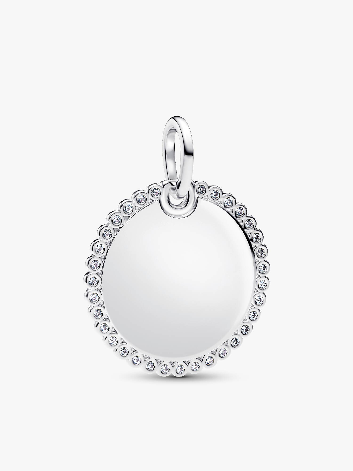 Engravable Round Tag Pendant