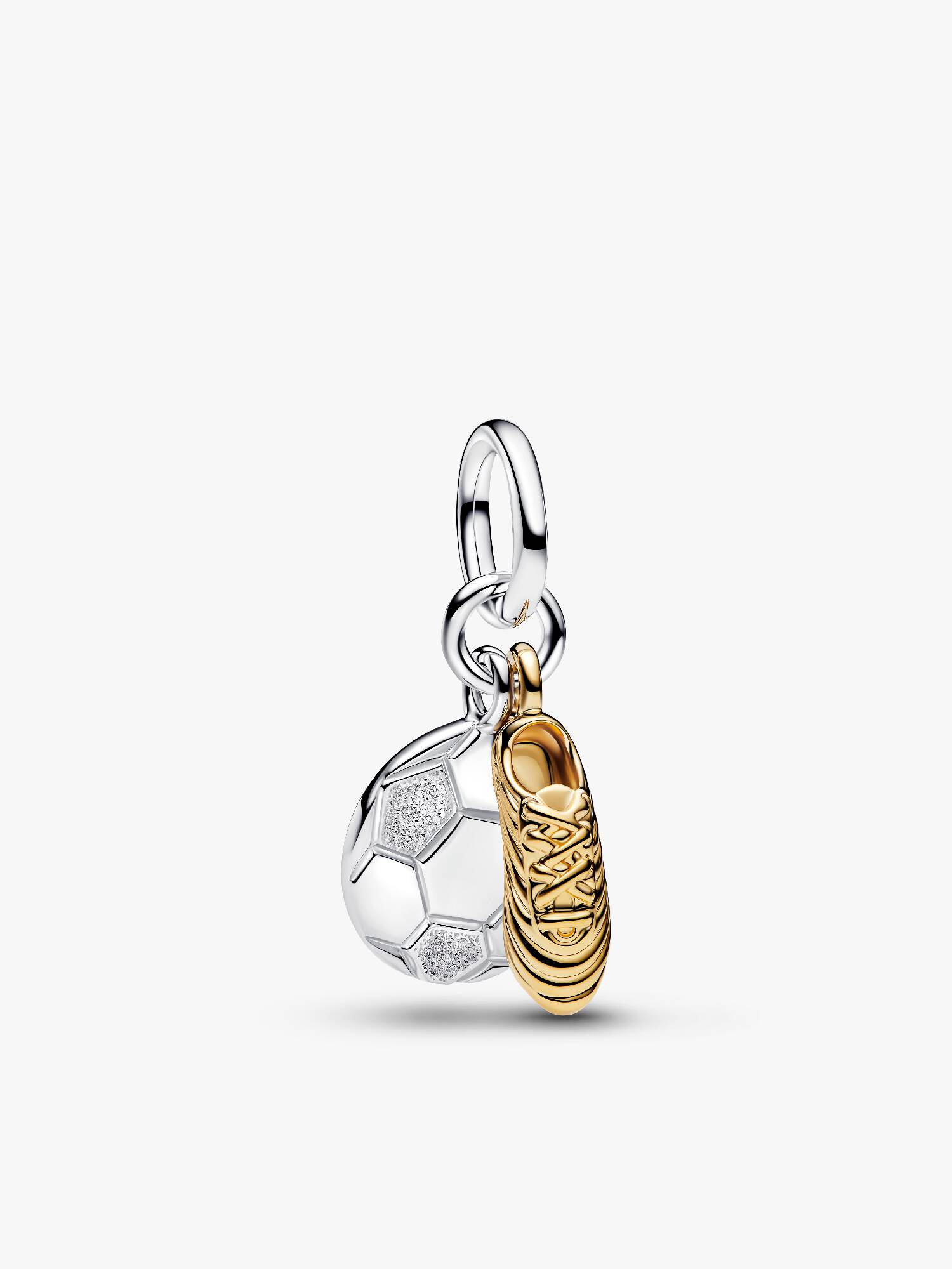 Soccer Shoe Double Dangle Charm 
