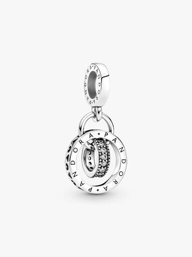 Pandora Logo Circles Dangle Charm