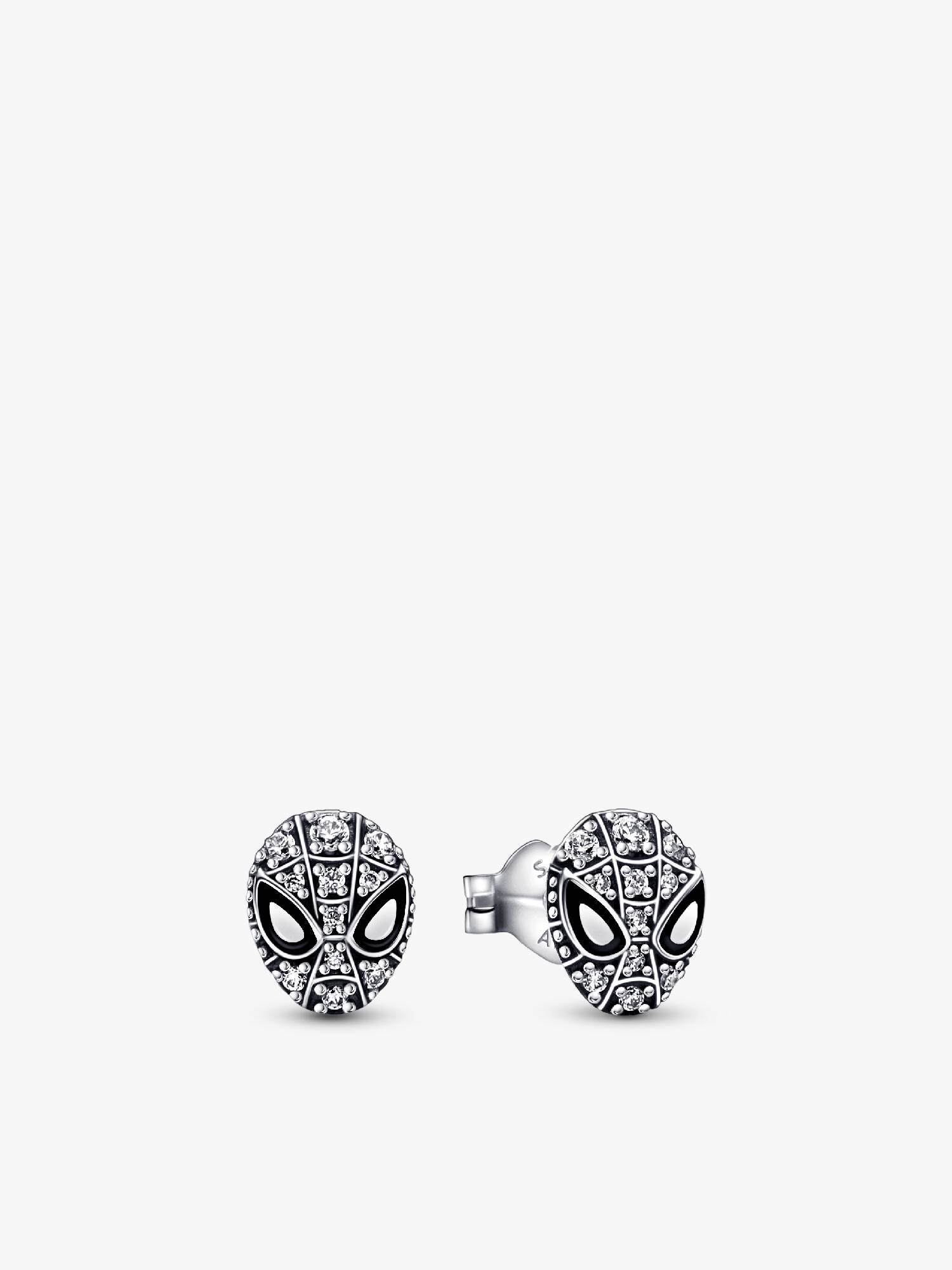Marvel Spider-Man Mask Pavé Stud Earrings