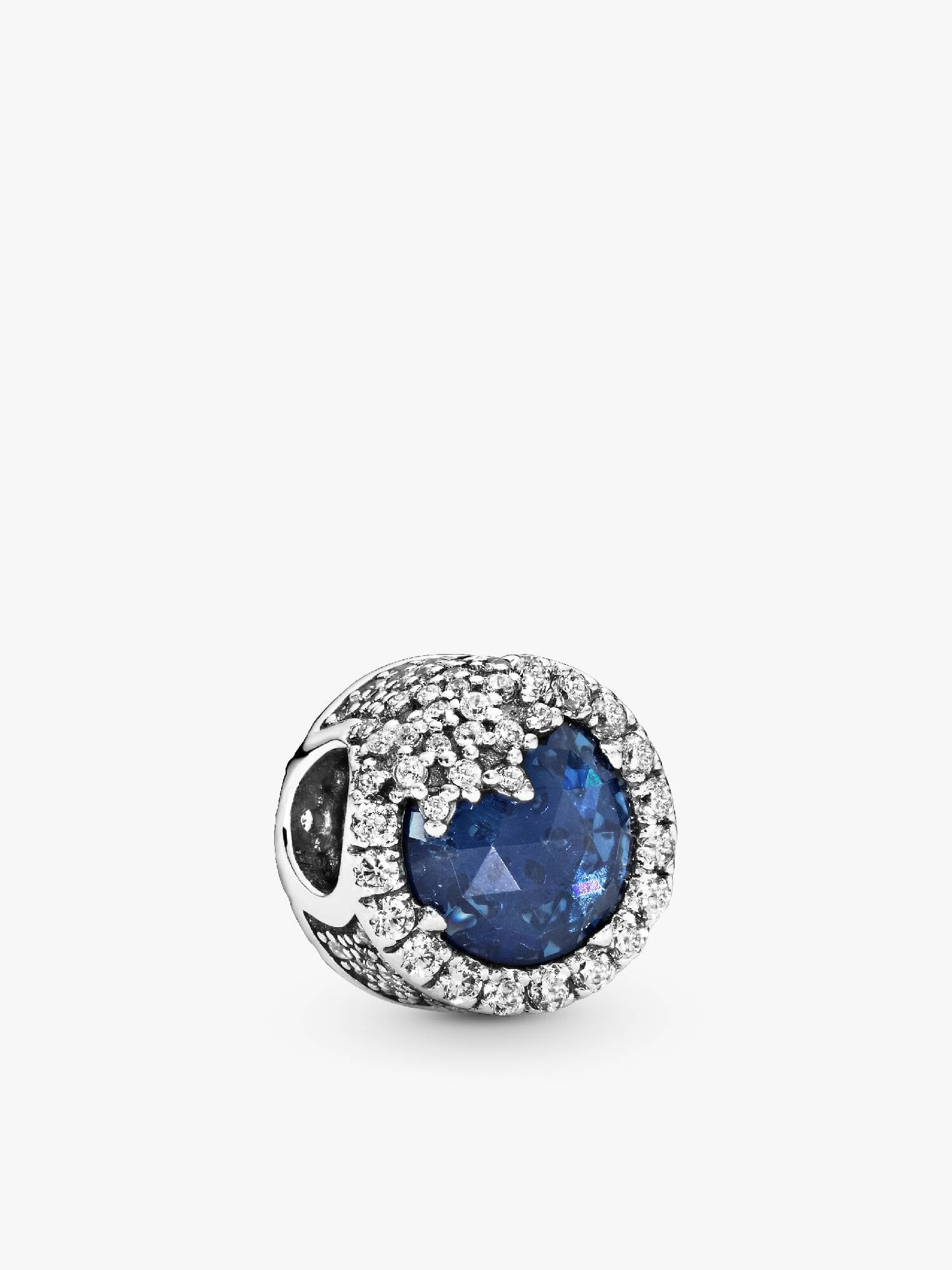 Blue Dazzling Snowflake Charm
