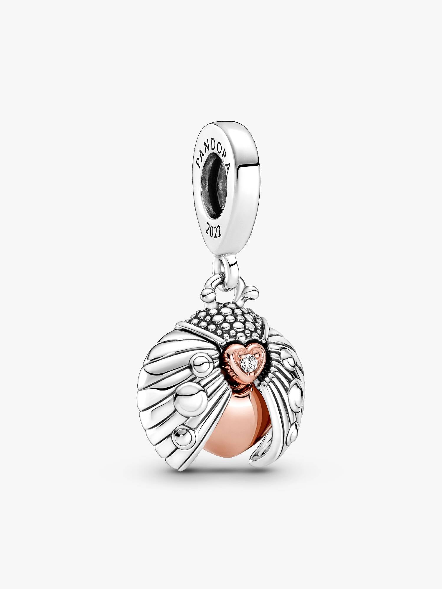 Pandora Club 2022 Ladybird & Heart Dangle Charm
