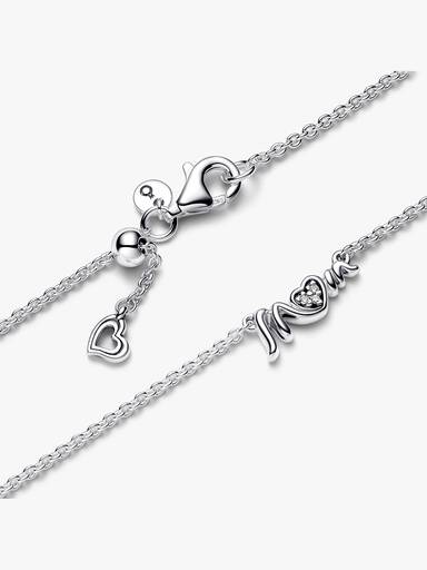 Mum Pavé Collier Necklace