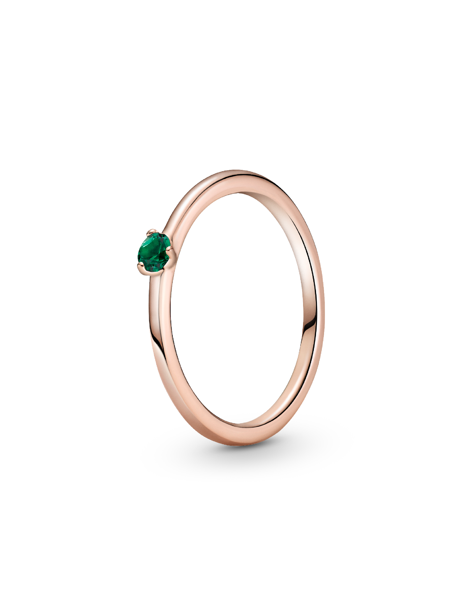 Green Solitaire Ring
