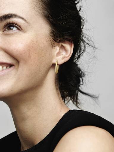 Pandora Moments Charm Hoop Earrings