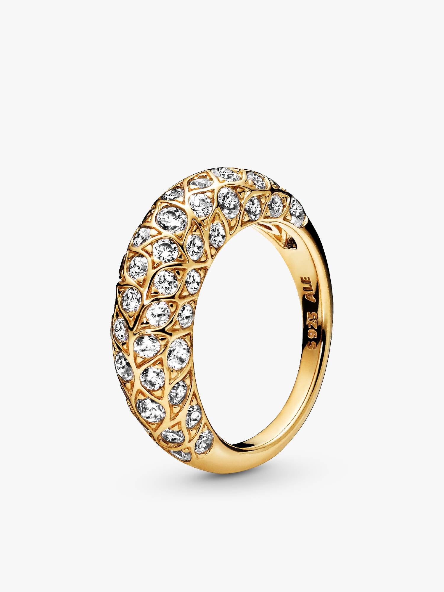 Sparkling Pattern Ring