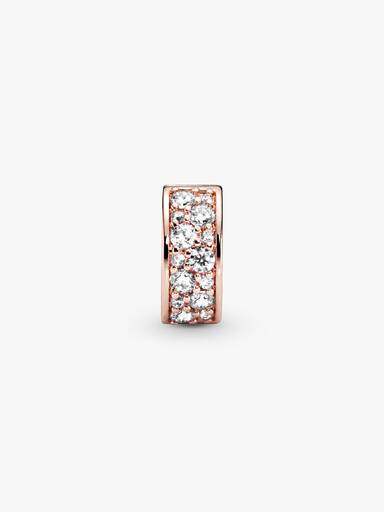 Clear Pavé Clip Charm