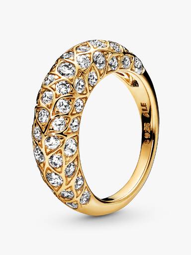 Sparkling Pattern Ring